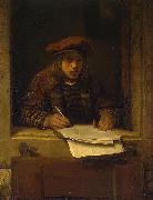 Samuel van hoogstraten, Self-portrait